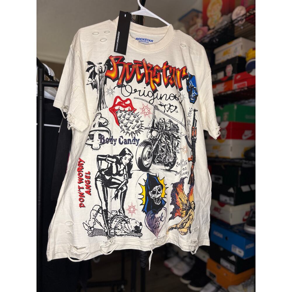NWT Sz. L - Men's Rockstar Originals T-shirt (Sand)